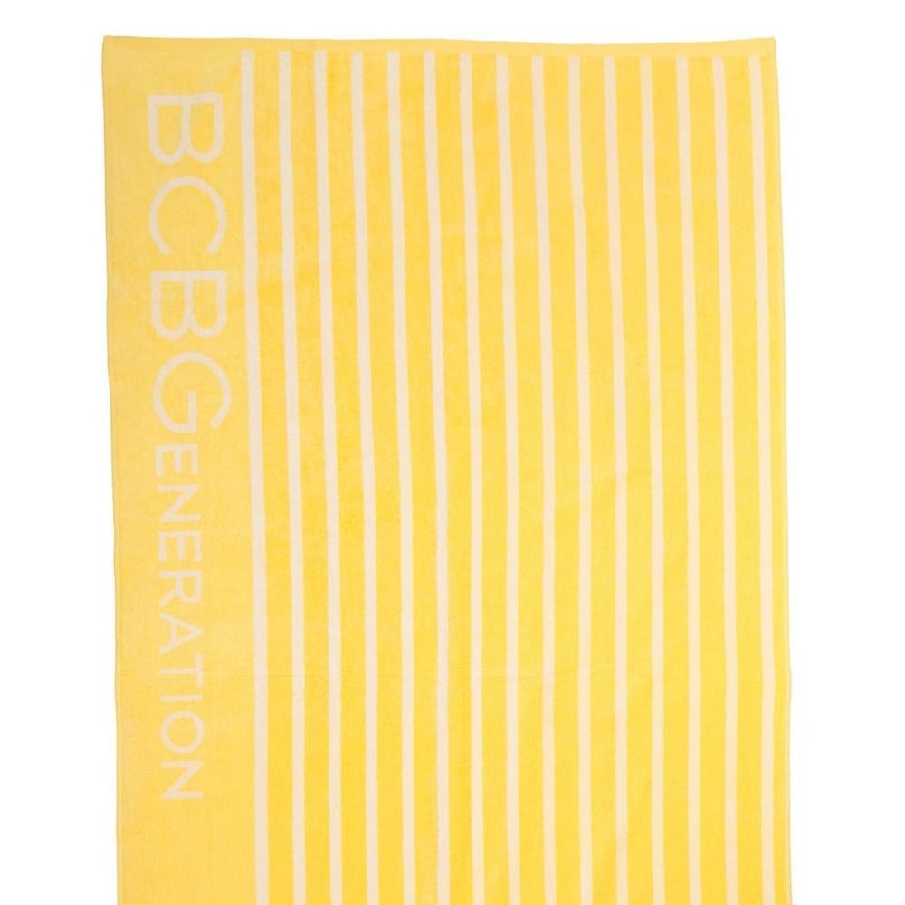 BCBG | Woven Cabana Stripe Beach Towel
